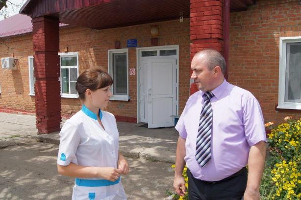 В рамках рабочей поездки по Нововладимировскому сп